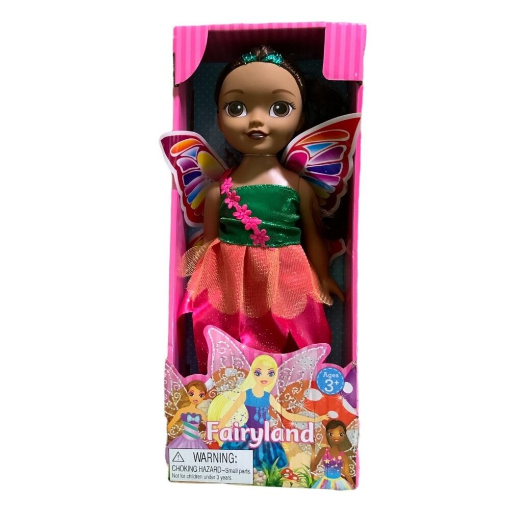 Fairyland Fairy Doll For Ages 3+ With Glittery Wings & Pink Dress